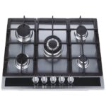 כיריים גז 5 להבות Ly Vent ליונט HOT679 שחור