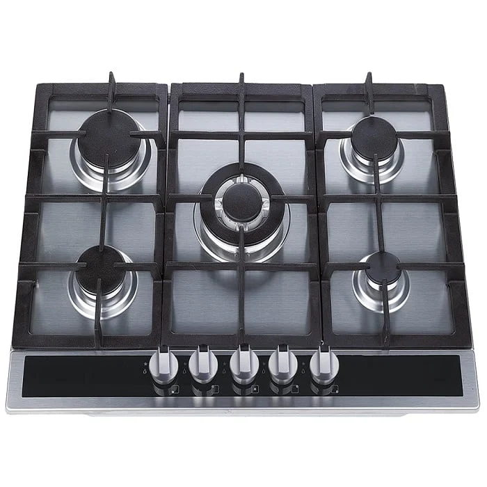 כיריים גז 5 להבות Ly Vent ליונט HOT679 שחור