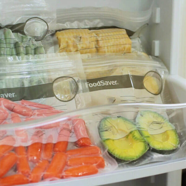 מארז שקיות ואקום עם רוכסן זיפ-לוק 3.78 ליטר FVB016X FoodSaver פוד סייבר
