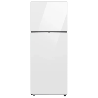 מקרר מקפיא עליון 470 ליטר Samsung RT48CB6626WH Bespoke זכוכית לבנה סמסונג