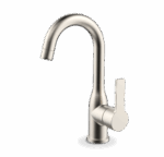 ברז ברבור ניקל מוברש קצר מעוצב 155105 שגיב SAGIV