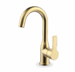 ברז ברבור קצר מעוצב שגיב SAGIV 155107 בצבע זהב