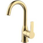 ברז ברבור קצר מעוצב שגיב SAGIV 155107 בצבע זהב