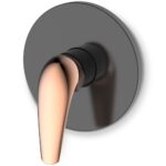 אינטרפוץ 3 דרך שחור מט/רוזגולד 155114 שגיב SAGIV