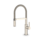 ברז מטבח צינור גמיש ניקל מוברש מט P3 שגיב 15540bn SAGIV