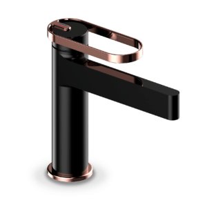 ברז מיקסר ניצב בינוני שחור ROSE GOLD