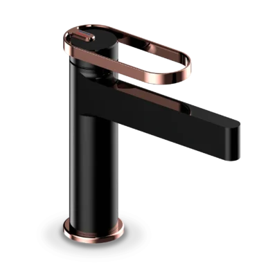 ברז מיקסר ניצב בינוני שחור ROSE GOLD
