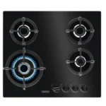 כיריים גז זכוכית Zanussi ZGO68420BA שחור זנוסי
