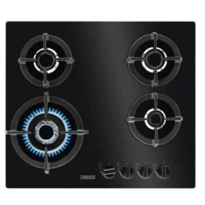 כיריים גז זכוכית Zanussi ZGO68420BA שחור זנוסי