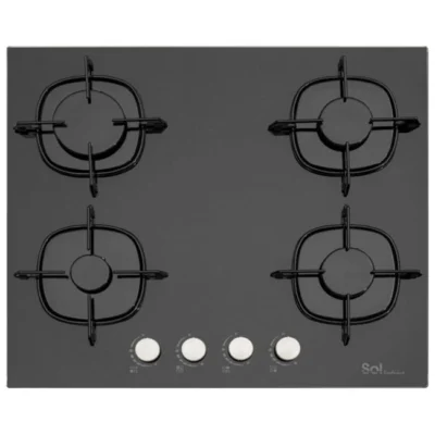כיריים גז 4 להבות זכוכית Sol סול F6GBE544