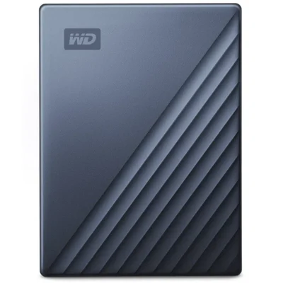 כונן קשיח חיצוני נייד Western Digital 4TB ווסטרן דיגיטל My Passport Ultra 4TB Blue
