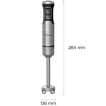 בלנדר מוט מקצועי 1000W כולל אביזרים Midea מידאה MJBH1001W 6136