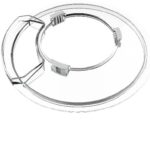 מיקסר מקצועי 8 ליטר אפור ברונזה Hamilton beach 63582GB-IS המילטון ביץ'