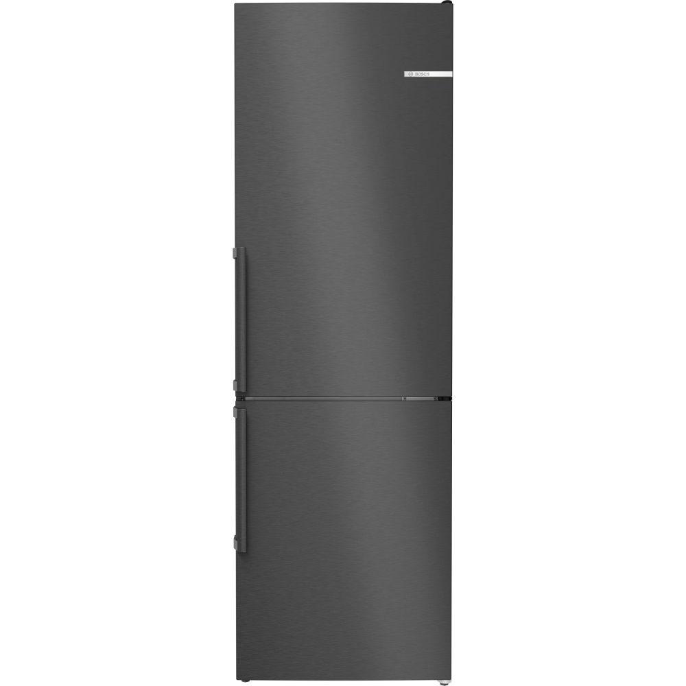מקרר מקפיא תחתון 321 ליטר Bosch בוש Serie 4 KGN36VXCT נירוסטה שחורה