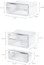 מקרר מקפיא תחתון 60 ס"מ מבית BOSCH בוש KGN362IDF