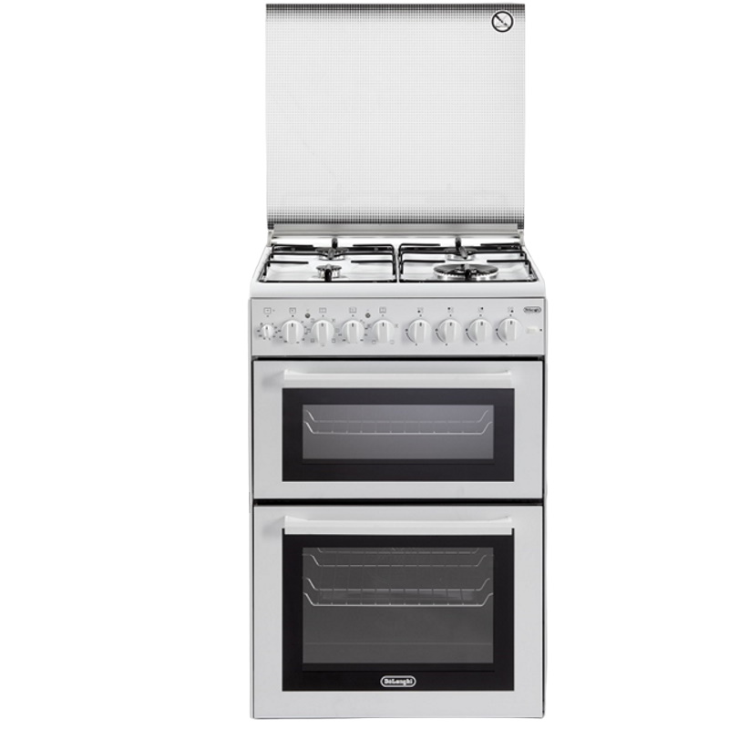 תנור דו תאי משולב כיריים DeLonghi DCS12EDW דלונגי