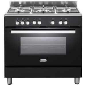 תנור משולב כיריים גז 5 להבות Delonghi דלונגי DEMA965IL שחור