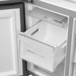 מקרר 4 דלתות Haier HRF7100FB האייר זכוכית שחורה