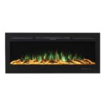 קמין חשמלי דקורטיבי 50 אינץ' Electra Premium BG50B צבע שחור