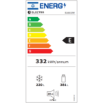 מקרר 4 דלתות 601 ליטר נטו Electra EL6610W אלקטרה עם מפסק תאורה