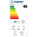 מכונת כביסה חזית 11 ק"ג Whirlpool FFDB11469BVIL ווירפול