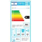 מייבש כביסה קונדנסור פתח חזית 8 ק"ג Electra EL820 אלקטרה