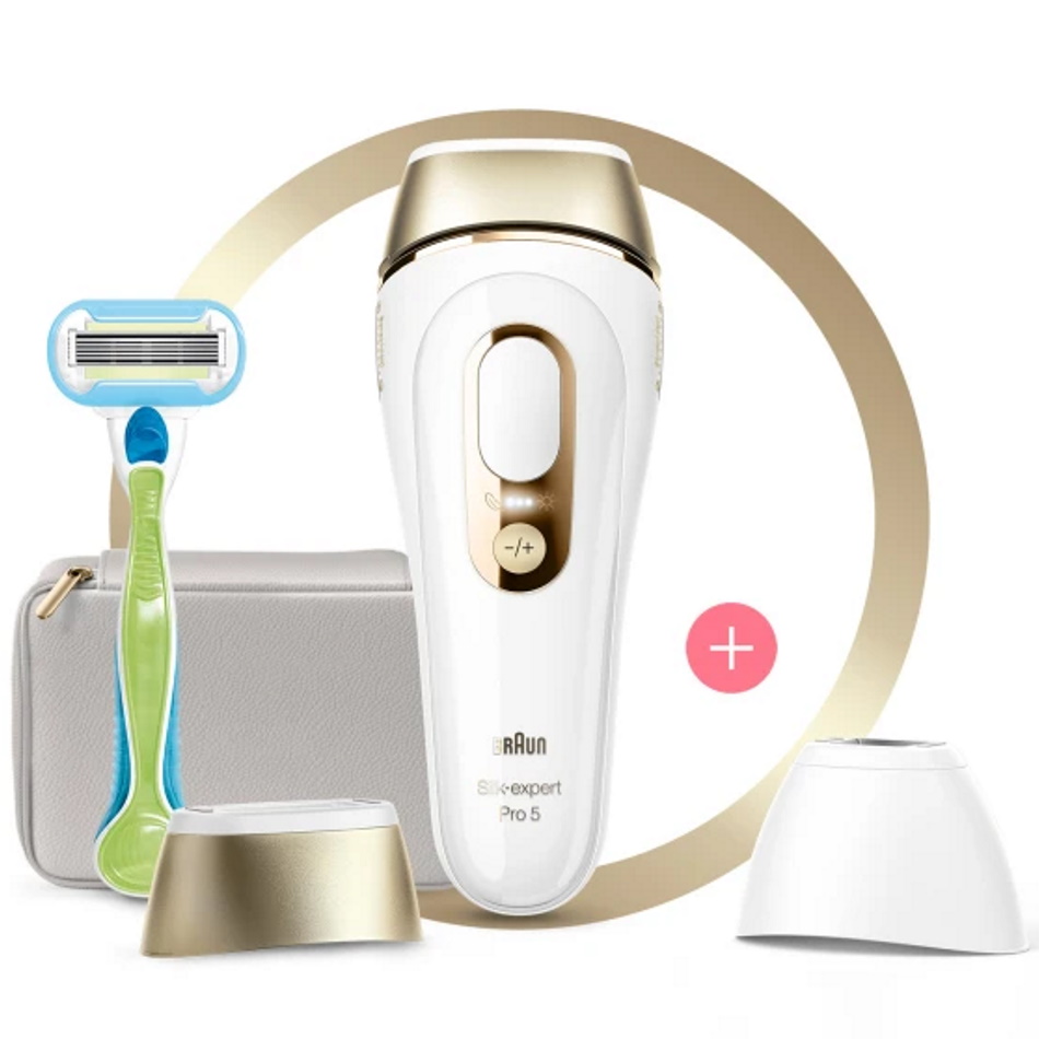 מסיר שיער בטכנולוגיית Braun IPL בראון Silk expert Pro 5 PL5152