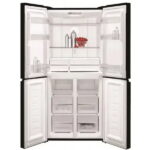 מקרר 4 דלתות זכוכית שחורה Amcor אמקור HR448GB