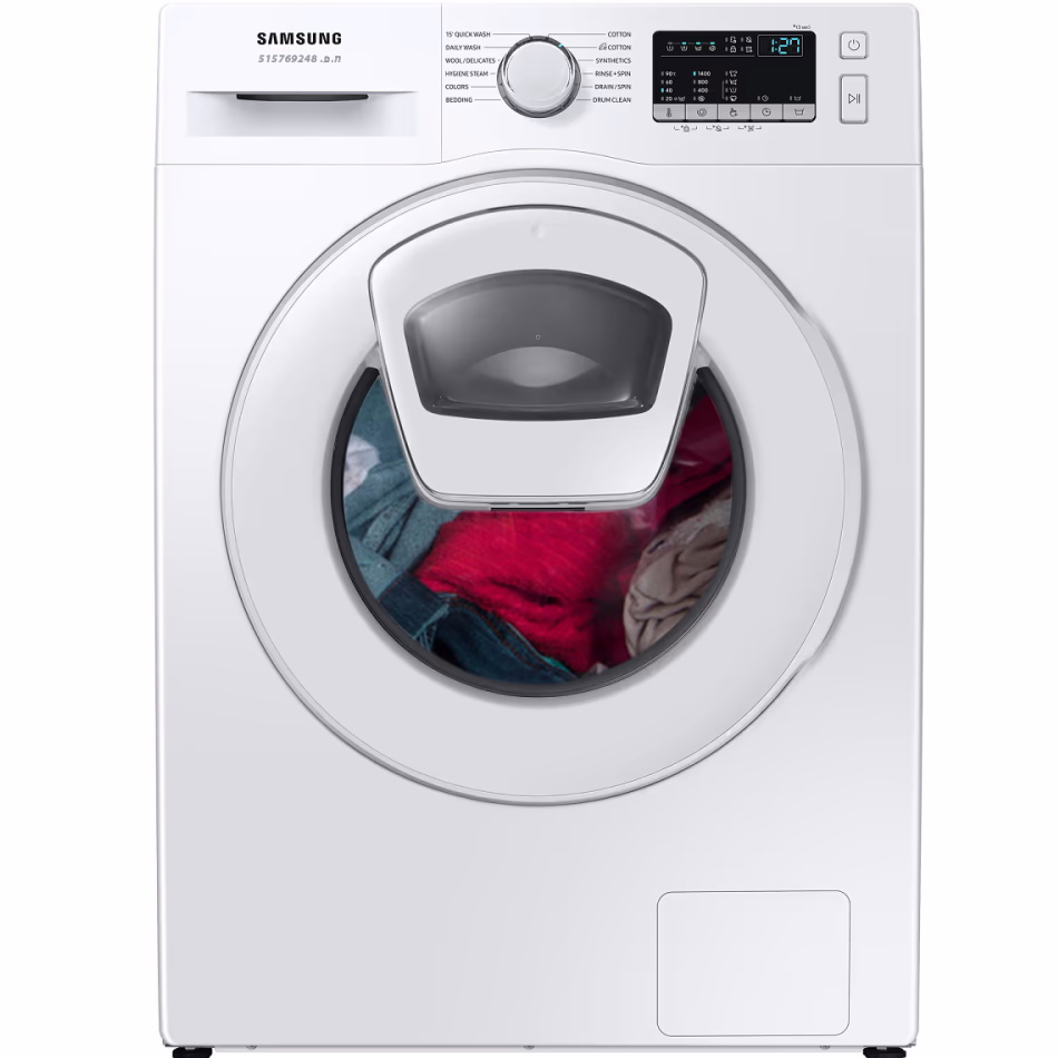 מכונת כביסה חזית 7 ק"ג Samsung סמסונג WW7ST4542TE AddWash