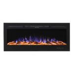 קמין חשמלי דקורטיבי 50 אינץ' Electra Premium BG50B צבע שחור