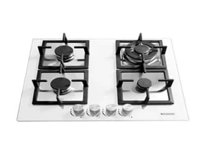 כיריים גז זכוכית BLACKPUNT בלאקפונט BL613WH