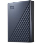 כונן קשיח חיצוני נייד Western Digital 4TB ווסטרן דיגיטל My Passport Ultra 4TB Blue