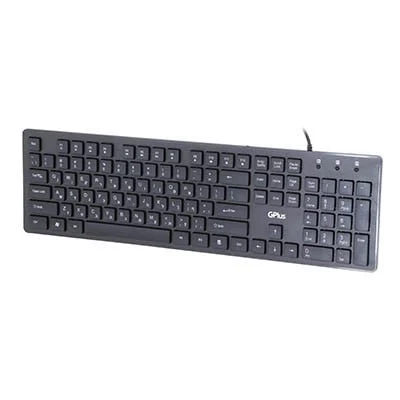 מקלדת USB מולטי עברית/אנגלית  GPlus KB401 USB E.H