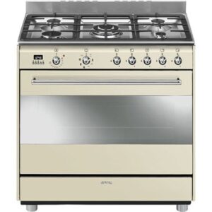 תנור משולב כיריים גז 90 ס"מ מבית SMEG סמאג דגם SSA91MAP9