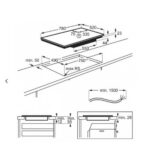 כיריים אינדוקציה 80 ס"מ MULTIZONE EIV84550 אלקטרולוקס ELECTROLUX