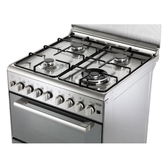 תנור דו תאי משולב כיריים DeLonghi DCS12EDX דלונגי