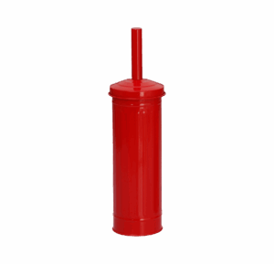 מברשת אסלה רטרו אדומה