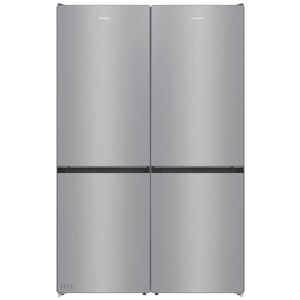 מקרר 4 דלתות חזית נירוסטה 640 ליטר Gorenje גורנייה HY-NRK6191PS4