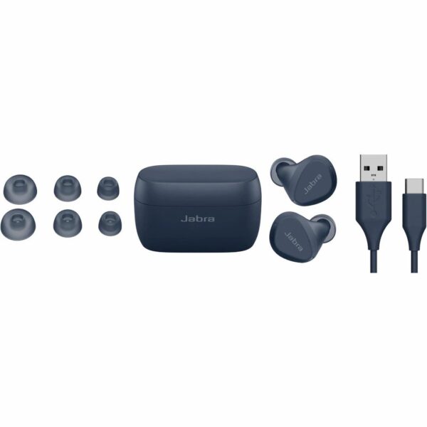 אוזניות ספורט אלחוטיות – JABRA True Wireless ג'ברה Elite 4 Active כחול נייבי