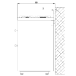 תנור דו תאי משולב PUD66MFE/Ci-M5 לופרה Lofra