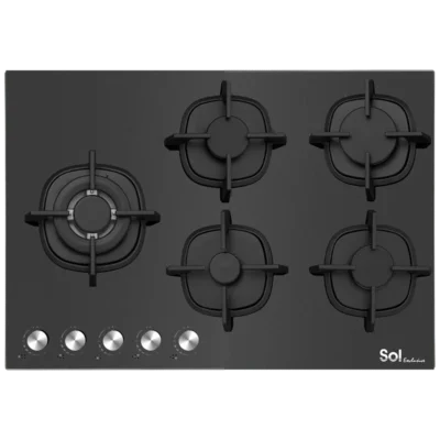 ‏כיריים גז 5 להבות Sol FQ7GSW874 סול