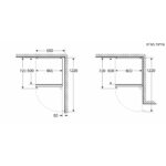 מקרר מקפיא תחתון 321 ליטר Bosch בוש Serie 4 KGN36VXCT נירוסטה שחורה