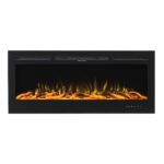 קמין חשמלי דקורטיבי 50 אינץ' Electra Premium BG50B צבע שחור