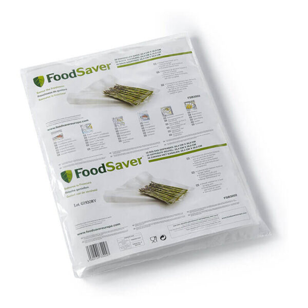 מארז שקיות ואקום גדולות 3.78 ליטר FSB3202 FoodSaver פוד סייבר