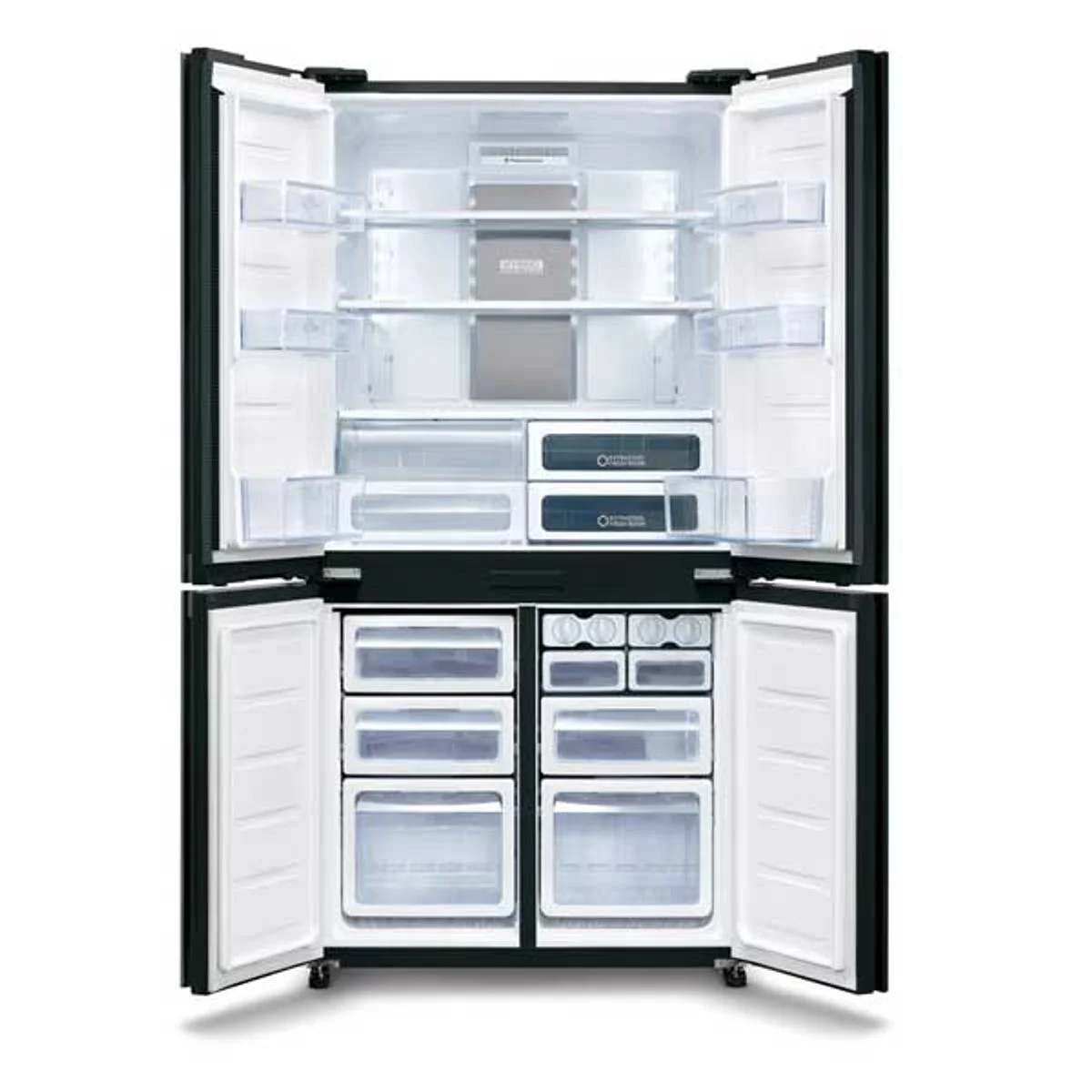 מקרר 4 דלתות 608 ליטר Sharp שארפ SJ9160WH