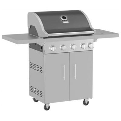גריל גז 4 להבות + כירת צד BBQ5600 סאוטר SAUTER