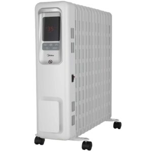 רדיאטור 13 צלעות דיגיטלי + שלט Midea מידאה NY251317QRA 9024