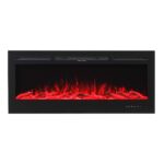 קמין חשמלי דקורטיבי 50 אינץ' Electra Premium BG50B צבע שחור