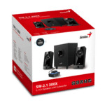 רמקולים Genius SW2.1 300X רמקולים עץ
