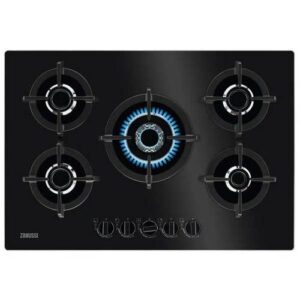 כיריים גז זכוכית Zanussi ZGO78520BA שחור זנוסי